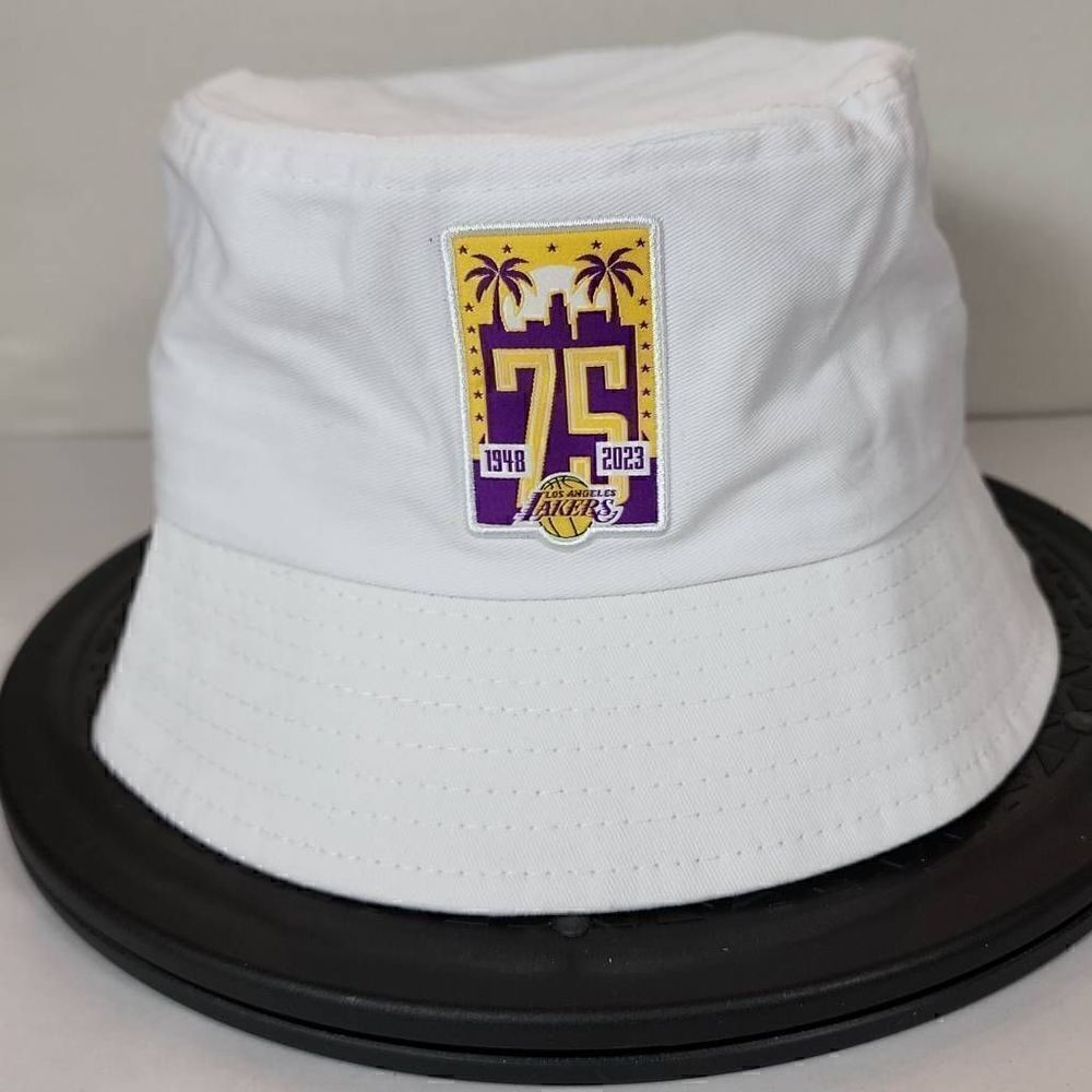 LA Lakers Bucket Hat 75th Anniversary 1948-2023 Authentic